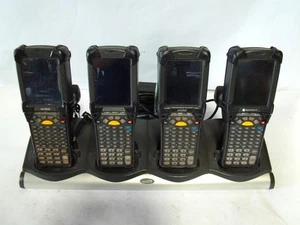 *Lot Of 4* Symbol Motorola MC92N0-GJ0SXERA5WR Wireless Barcode Scanner w Cradle - Picture 1 of 8