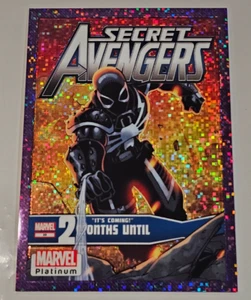 AGENT VENOM 2023 MARVEL PLATINUM COVER VARIANT PURPLE PIXEL SECRET AVENGERS /35 - Picture 1 of 2