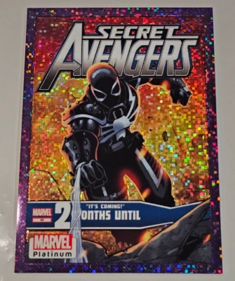 AGENT VENOM 2023 MARVEL PLATINUM COVER VARIANT PURPLE PIXEL SECRET AVENGERS /35 - Image 1 of 2