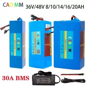 36V 48V 8AH/14AH/16AH/20AH Battery for 200W-1500W Ebike Electric Bicycle Bike US - Picture 1 of 52