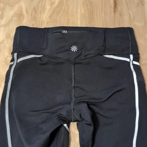 ATHLETA Tailwind Reflective 7/8 Stretto In SuperSonic Le Nero Taglia XS 25x27 - Foto 1 di 9