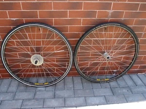 wheels set 700C Mavic Module 3 CD Schwalbe Spezial Shimano HG 7 speed - Picture 1 of 24