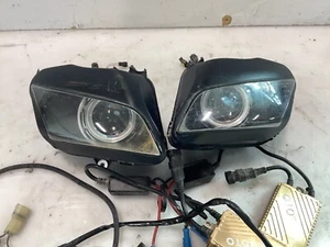 07-12 HONDA CBR600RR FARO DELANTERO MONTAJE OJOS DE ÁNGEL OCULTO - Imagen 1 de 4