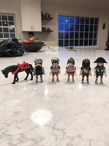 Playmobil Geobra Medieval Knights, Horse, Football Player - Picture 1 of 12