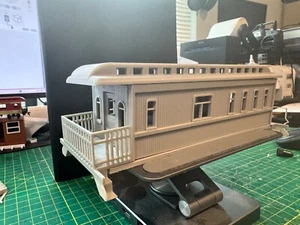 O Scale 36’ Wood sided Passenger Cars 3D Printed KIT (Observation Car) - Picture 1 of 4