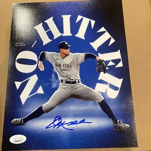 Corey Kluber Autographed 8x10 No Hitter Celebration Photo JSA - Picture 1 of 2