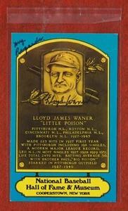 1979 Dexter Press Lloyd WANER  Hand Signed Postcard BLUE - Picture 1 of 1