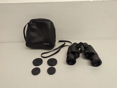 Tasco Fully Coated 7X 35 Binoculars Model 304 Field 346FT @ 1000YDS With Case - Image 1 of 4