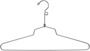 25 Metall Kleiderbügel Hemd Einzelhandel Verkäufer platzsparend Sicherheitsschlaufe 16" - Bild 1 von 11