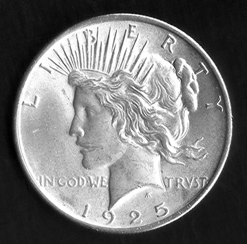 1 Owner Authentic 1925 Silver One ($1) Dollar Philadelphia P Mint 90% Silver BU Cover