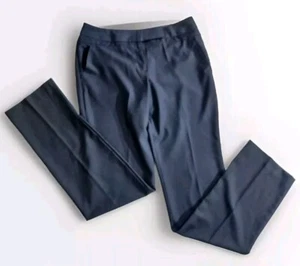 Sz 6 Worthington Navy Blue Dress Pants Women's Straight Leg Stretch Mid-Rise NEW - Picture 1 of 18