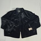 Nwt Dressbarn Women Collection 16W Black Velvet Jacket 39.99 Msrp