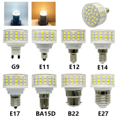 10W G9 E27 E14 E11 E17 BA15D LED Mushroom Shaped Light Bulbs No Flicker Lamps RH - Image 1 of 4