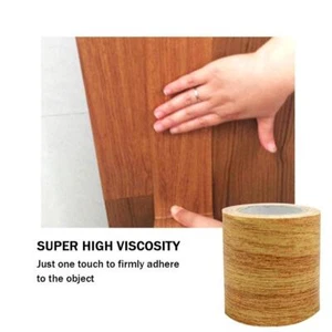5M Realistic Woodgrain Repair Adhensive Duct Tape DIY ....... For Furniture U5U6 - Picture 1 of 18
