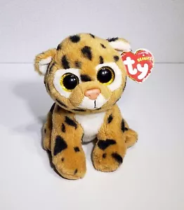 TY Beanie Baby samtig Sommersprossen Leopard Plüschtier Stofftier Spielzeug mit Etikett GUC 6 Zoll - Bild 1 von 10