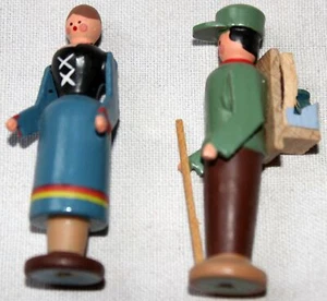 Altes Erzgebirge Mann und Frau von ca.1950 - Bild 1 von 2