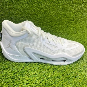 Nike Air Jordan Tatum 1 Pure Money Mens Size 12 White Basketball Shoes Sneakers - Picture 1 of 10
