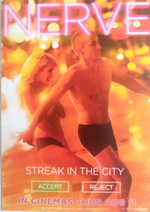 Nerve film postcard x 1 - Emma Roberts Dave Franco - Streak In The City