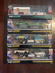 Maisto Design Die Cast Trucks, Trailer and Cars Lot 1987 1993 2015 Etc - Picture 1 of 11