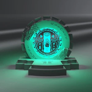 Veilleuse Zelda Zora Portal - Décor interactif avec lumière respirante - Photo 1 sur 15