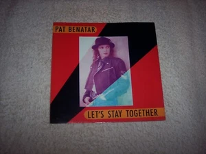 PAT BENATAR--LET'S STAY TOGETHER ORIGINAL 45 SLEEVE ONLY NO SPLITS #595 - Picture 1 of 2