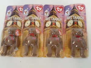 TY Beanie Babies McDonalds International Bears Set (4) Britannia - Picture 1 of 6