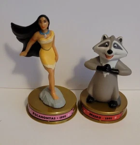 DISNEY 100 YEARS OF MAGIC McDonalds 2002 Happy Meal Toys POCAHONTAS & MEEKO - Picture 1 of 5