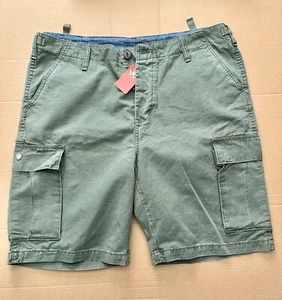 Obey Propaganda Recon Army Cargo Shorts Khaki Size 38 Dead Stock New With Tags - Picture 1 of 7
