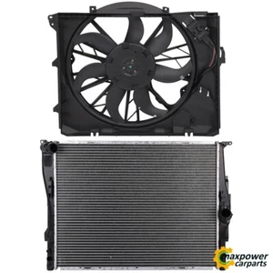 Radiator Cooling Fan Kit For 2008-13 BMW 128i 07-11 BMW 323i 2006 325i 325xi 3.0 - Picture 1 of 12