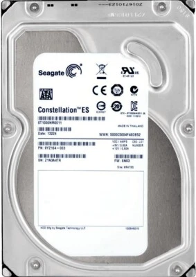 Hard Seagate Constellation It ST1000NM0011 1TB 7200U/Min 64MB SATA III 3.5 - Image 1 of 3