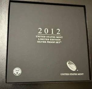 2012 UNITED STATES MINT LIMITED EDITION SILVER PROOF SET, 8 SILVER COINS! - Picture 1 of 18