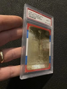 Michael Jordan 23k Gold PSA 9 Fleer Serialized Chicago Bulls MJ Card GIFT 1998 - Picture 1 of 12
