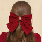 Women Hairpin Big Bow-knot Hair Decoration Royal Temperament Women Hairpin Red