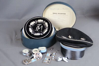 Verbindung Suevia Stuttgart Esslingen Cerevis Bänder Mütze Zipfe Studentika - Bild 1 von 4