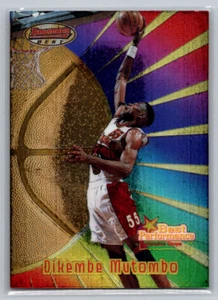 Dikembe Mutombo 1997-98 Bowman's Best #100 Atlanta Hawks - Picture 1 of 2