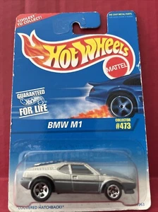 Collettore Hot Wheels 1996 #473 BMW M1 Grigio con Cromo 5 Raggi - Foto 1 di 10