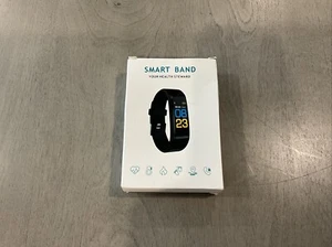 SMART BAND, Steps Counter And Heart Rate Checker, Black, NEW, Missing Manual - Picture 1 of 4