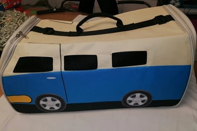 VW BULLI!  Haustier-Transporttasche Katzentasche Hundebox Tragebox Hunde Katze - Bild 1 von 4