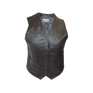 Ladies Plain Side Vest with Gun Pockets - Picture 1 of 13