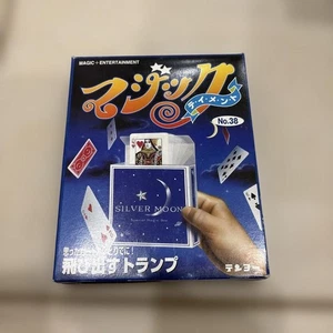 Tenyo SILVER MOON No.38 Pop-Up Tarjetas Mágicas Herramientas Mágicas Truco Trump Hecho en Japón - Imagen 1 de 12