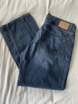  Volcom Jeans Men's 36 x 32 Slim Straight Dark Blue Denim Casual Work Travel - Image 1 of 4