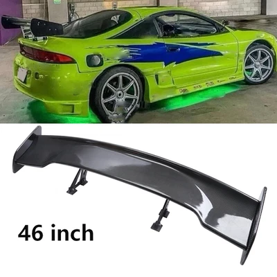 For Mitsubishi Eclipse Co 47" Fiber Rear Trunk Spoiler Wing Adjustable GT-Style Foto 1 de 4