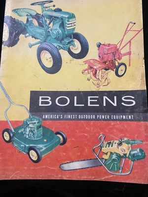 BOLENS Equipo Eléctrico Exterior Folleto Catálogo Cortadoras de Césped De Colección Foto 1 de 3