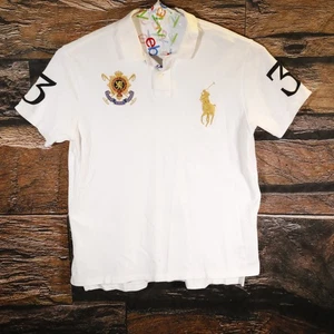 Polo Ralph Lauren bianca polo uomo taglia XL grande logo - Foto 1 di 9