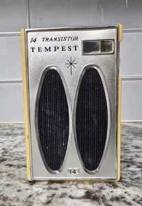 Vintage Tempest 14 Transistorradio ~ Japan Import Mid Century Space Age - Bild 1 von 12