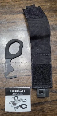 Benchmade 7 крюк безопасности резак спасательный инструмент с черный чехол - Изображение 1 из 4