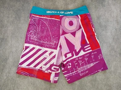 Pantalones cortos de natación vintage Body Glove para hombre talla grande surf gráfico W34 Foto 1 de 4