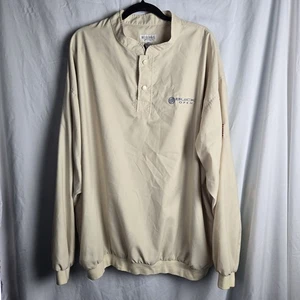 Vintage Men's XXL Golf Windshirt Sport Haley Embroidered Buick Open Logo Flag - Picture 1 of 12