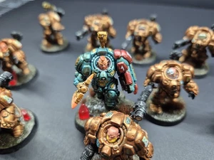 Warhammer 40k Leagues of Votann Einhyr Champion + 10 x Einhyr Hearthguard bemalt - Bild 1 von 11