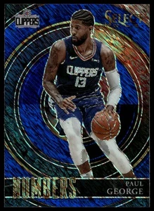 2020-21 Panini Select #37 Paul George Select Numbers Blue - Picture 1 of 2